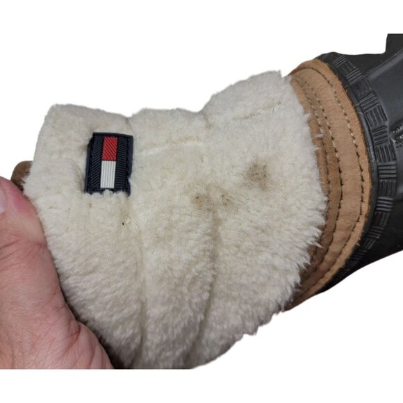 Tommy Hilfiger TWROANA Womens Sherpa Lined Duck Boots Size 7 - Picture 12 of 12